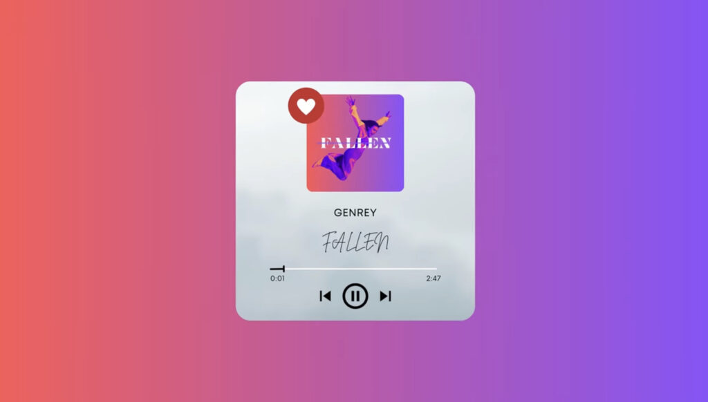 Song Fallen by Genrey